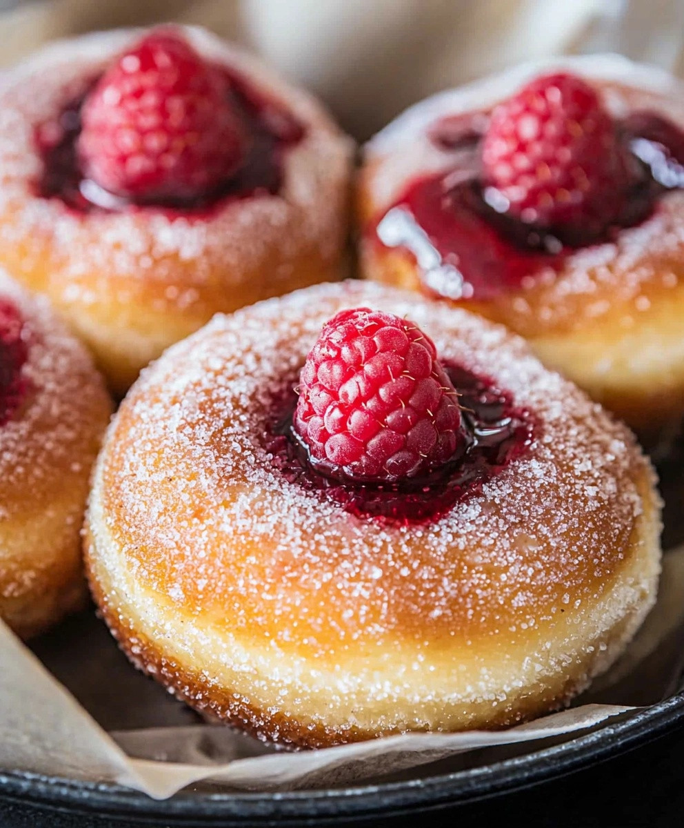 Raspberry Doughnuts Delight