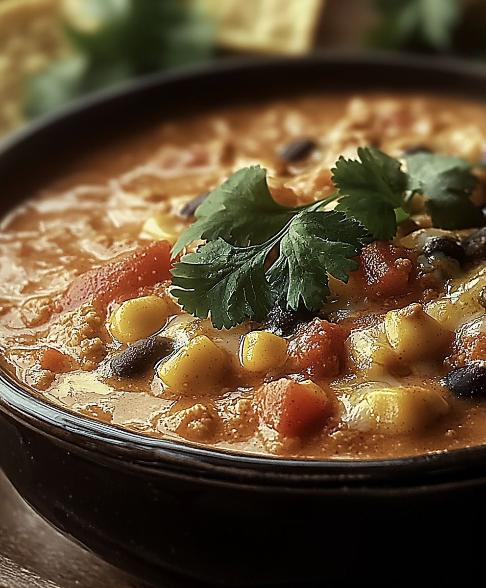 Cheesy Enchilada Chili