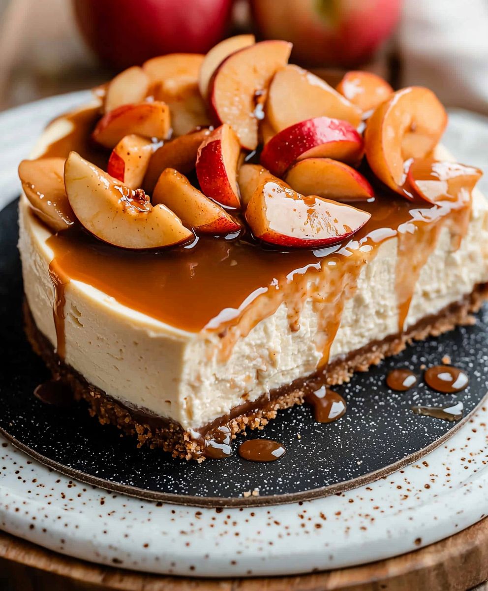Caramel Apple Cheesecake