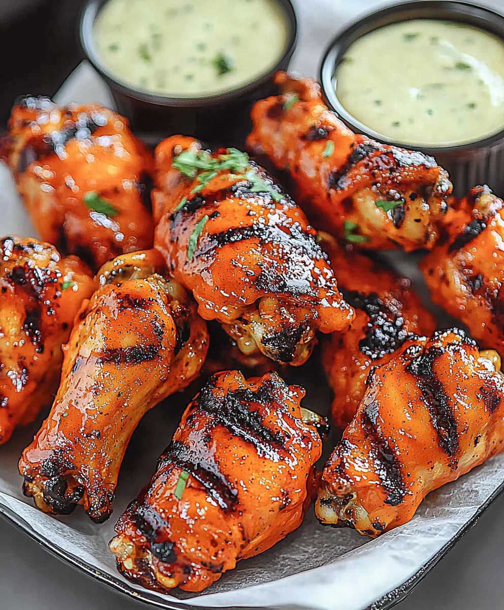 Grilled Buffalo Wings