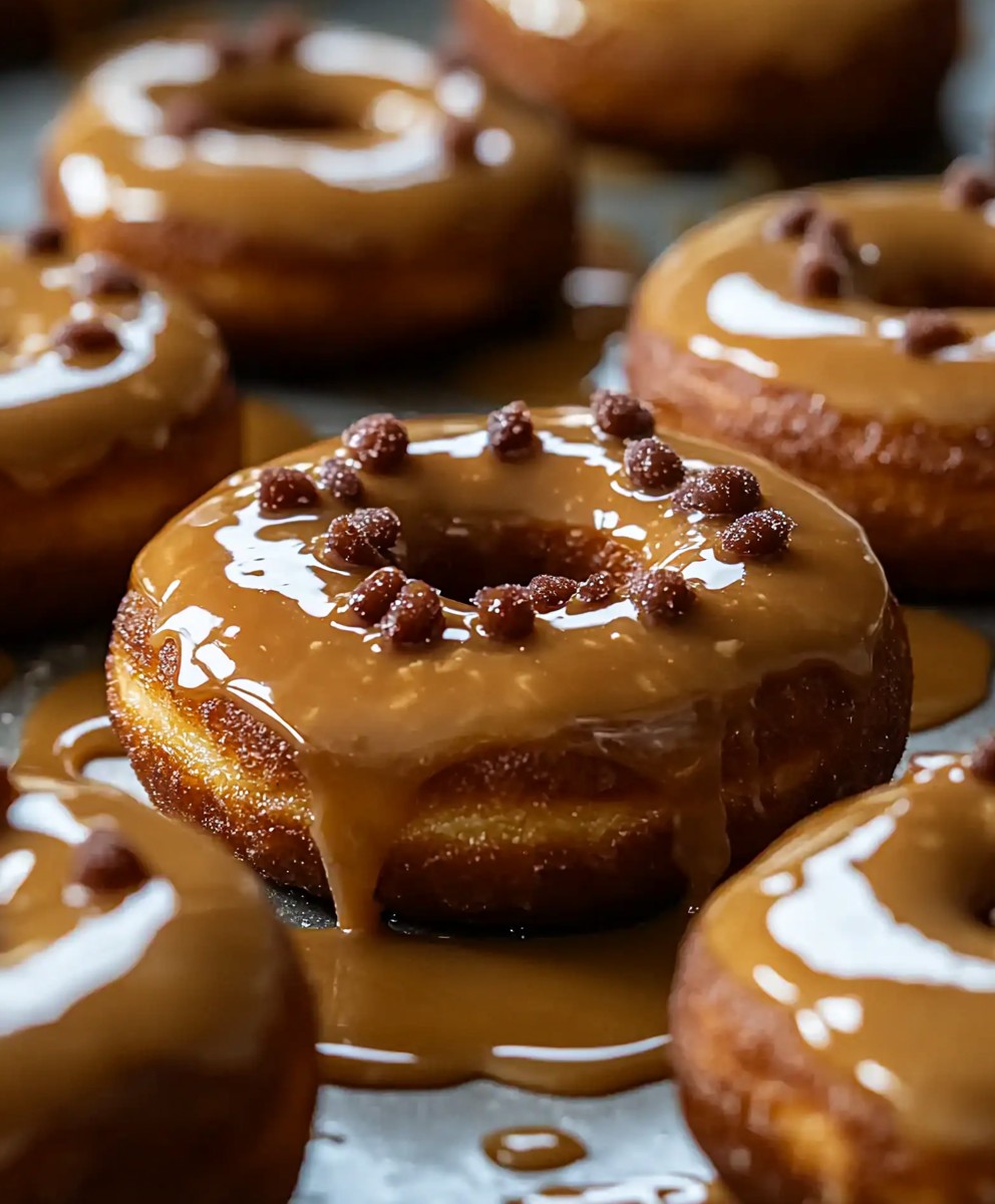 Frozen maple donuts