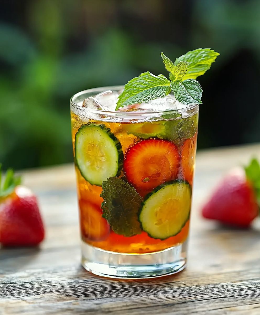 Pimms summer cocktail