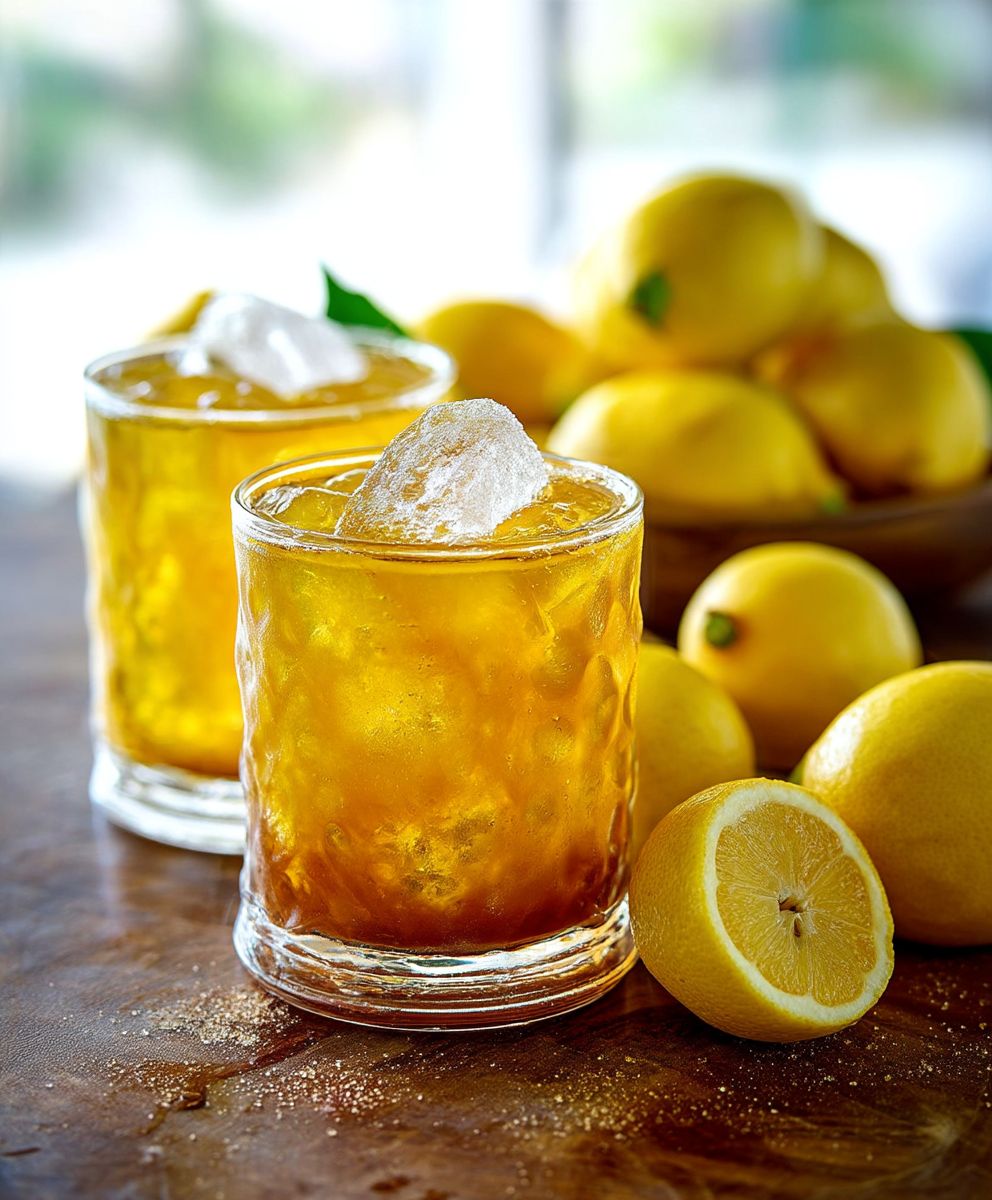 Brown sugar lemonade
