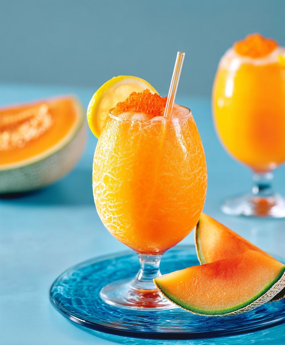 Amaretti orange cantaloupe