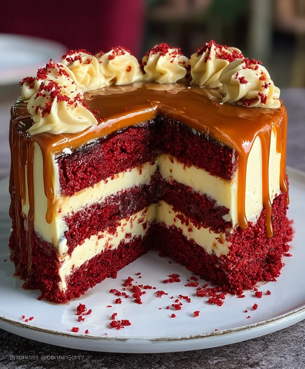 Amazing German Chocolate Cake with Rich Caramel Drizzle