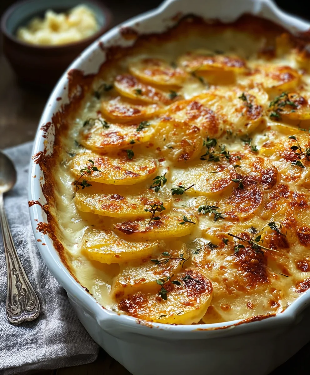 Easy Cheesy Potatoes Au Gratin Recipe