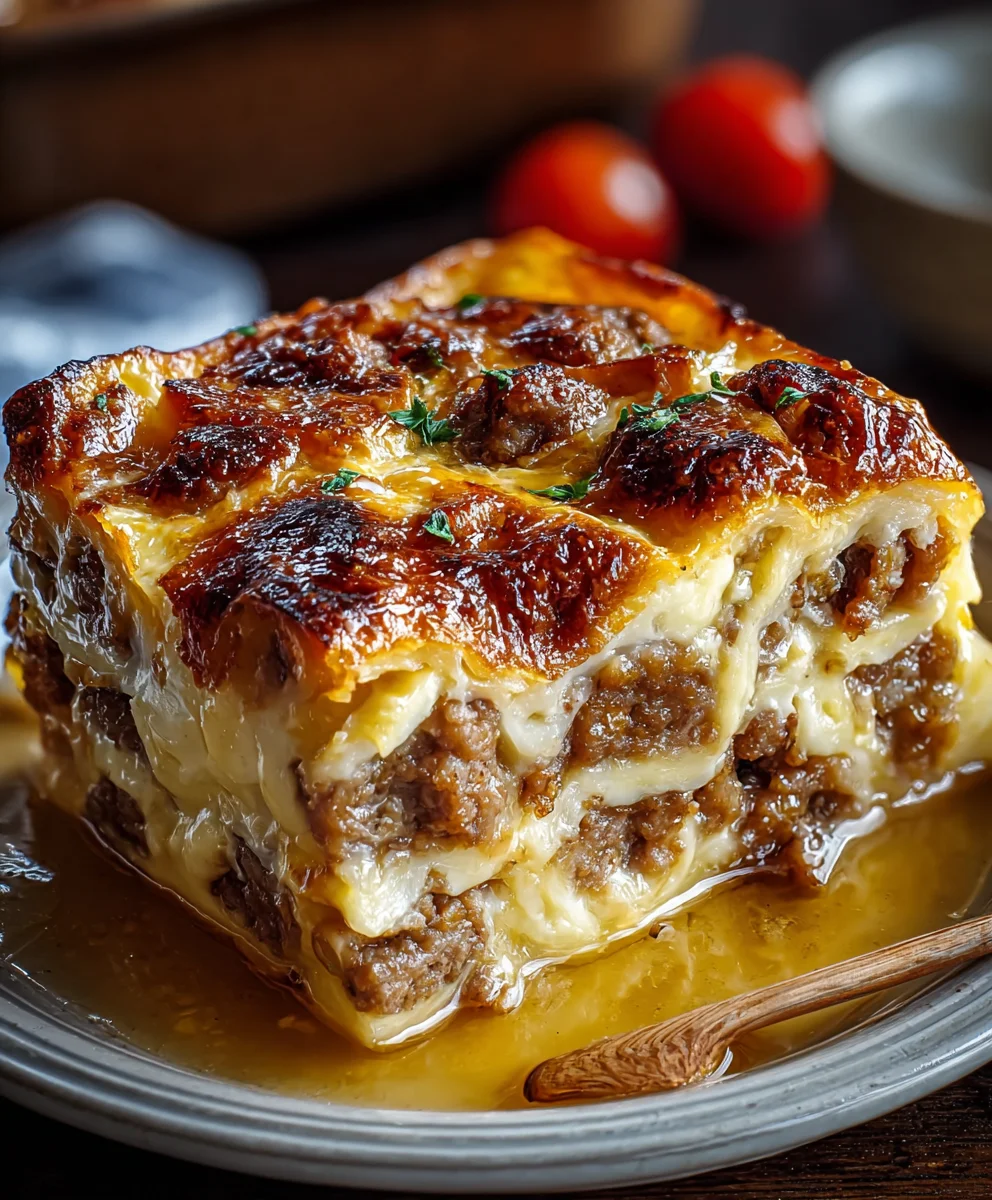 Easy Mexican Lasagna Recipe - Beef Fiesta Dinner