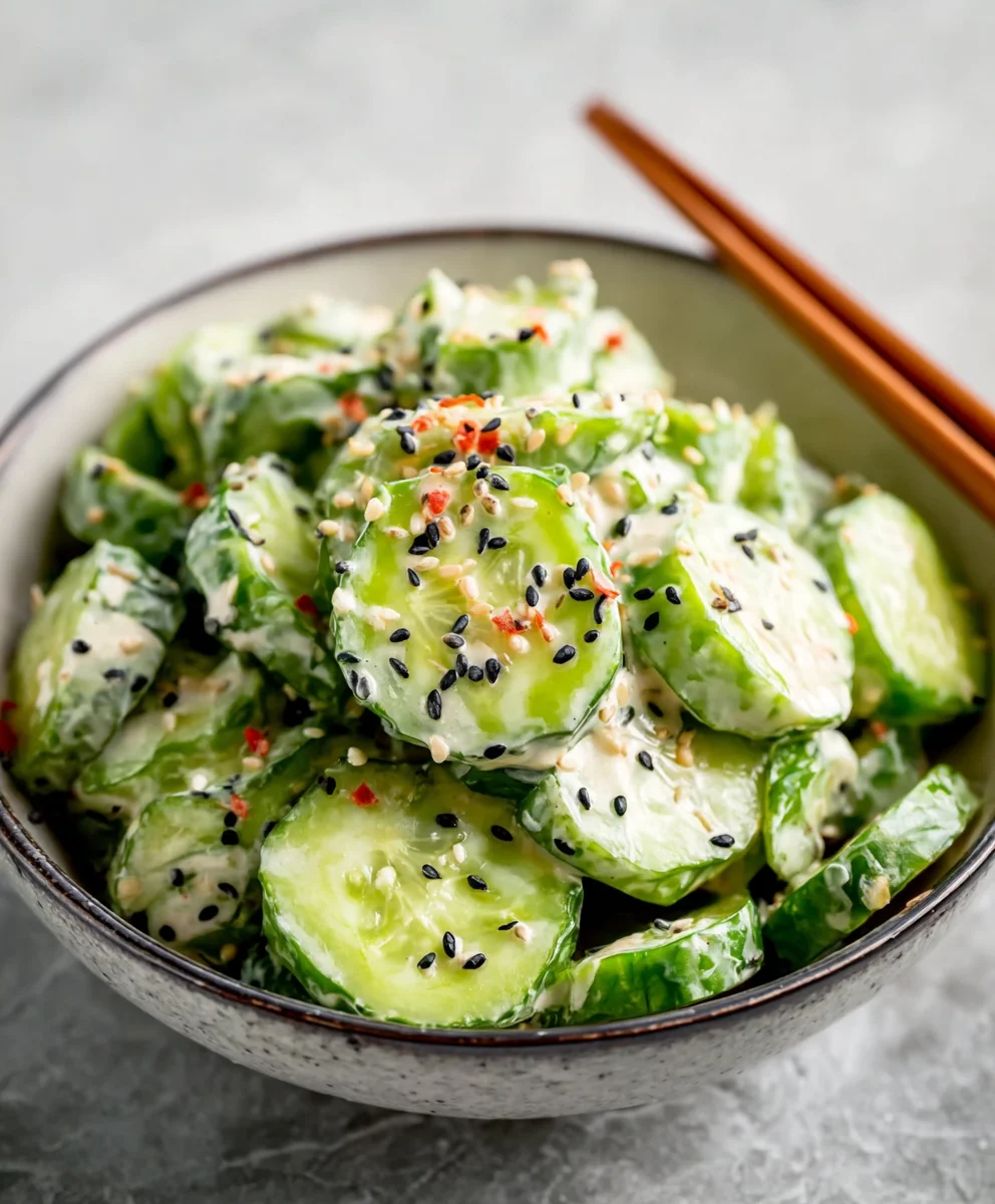 Creamy Cucumber Salad - Easy & Refreshing Recipe
