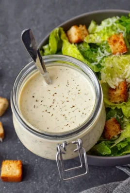 Homemade Caesar Salad Dressing