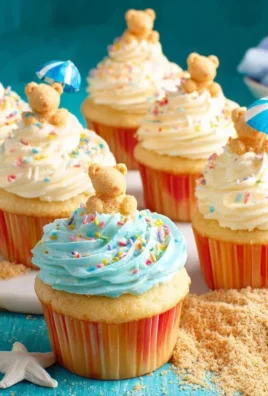 Beach Party Cupcakes