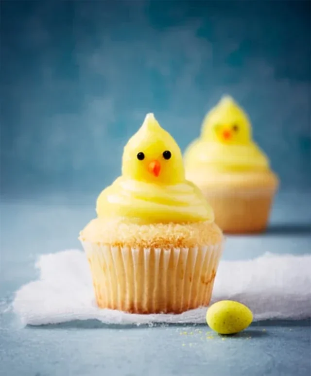 Easter Chick Cupcakes